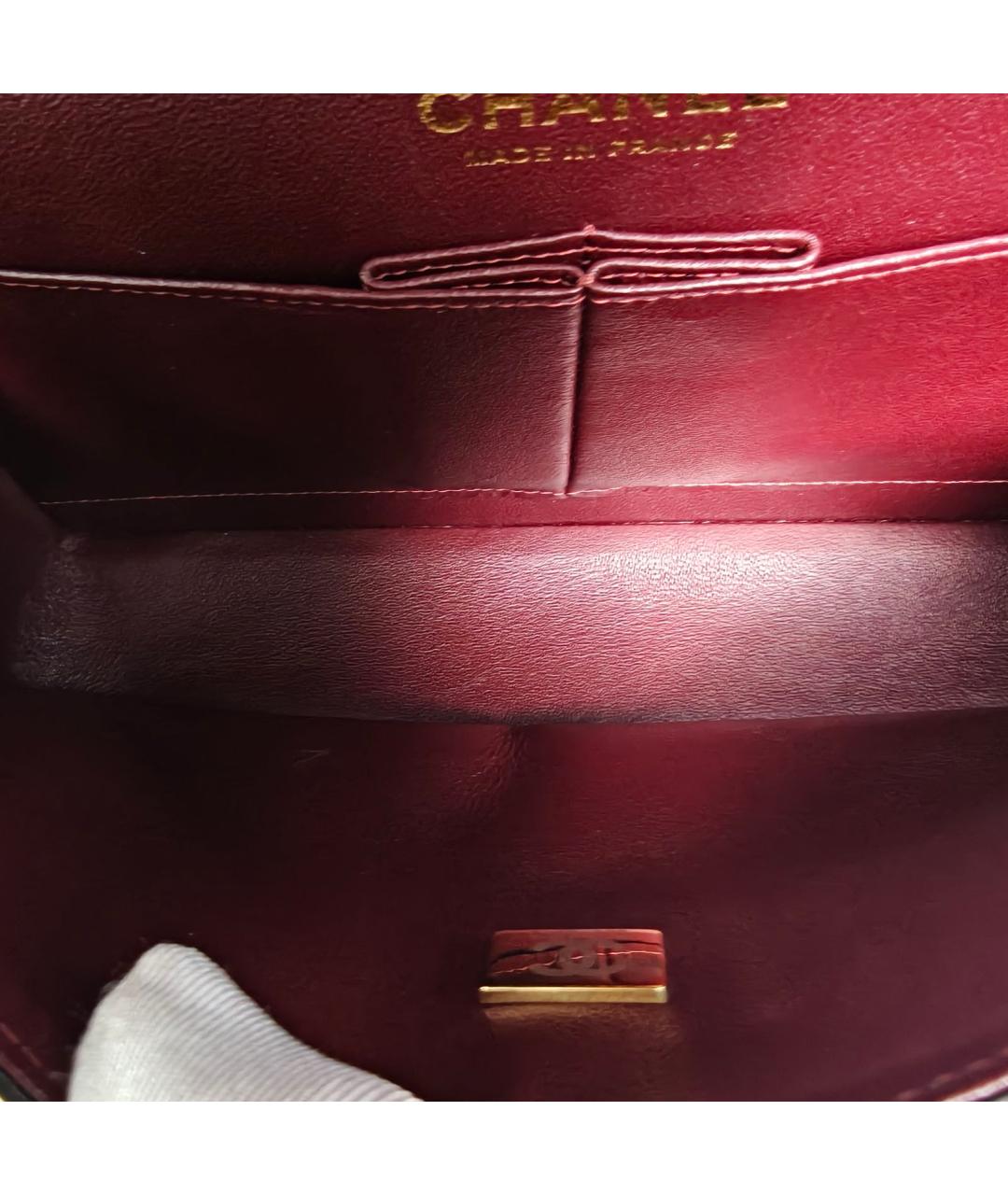 CHANEL Черная кожаная сумка через плечо, фото 8