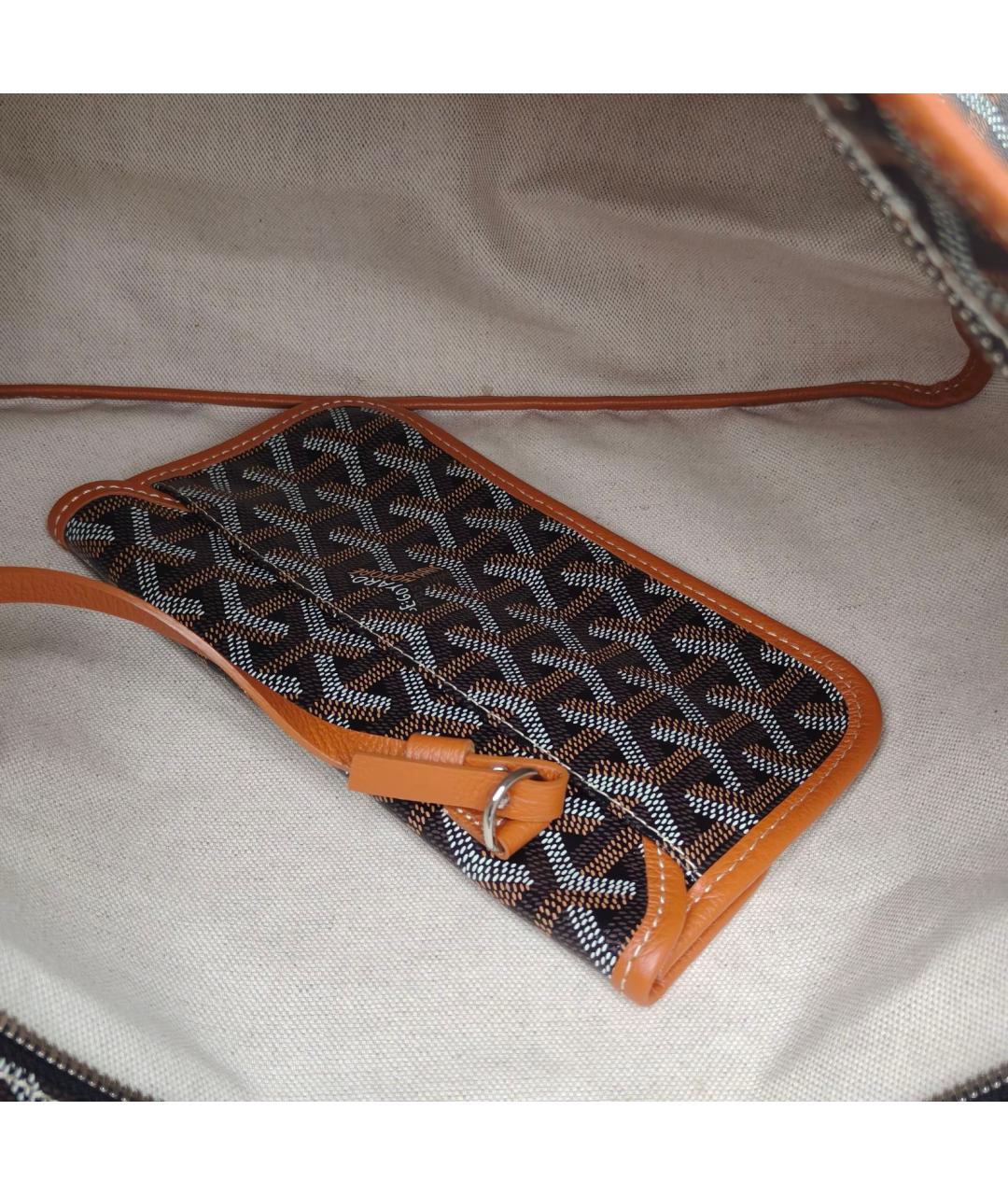 GOYARD Коричневая сумка через плечо, фото 3