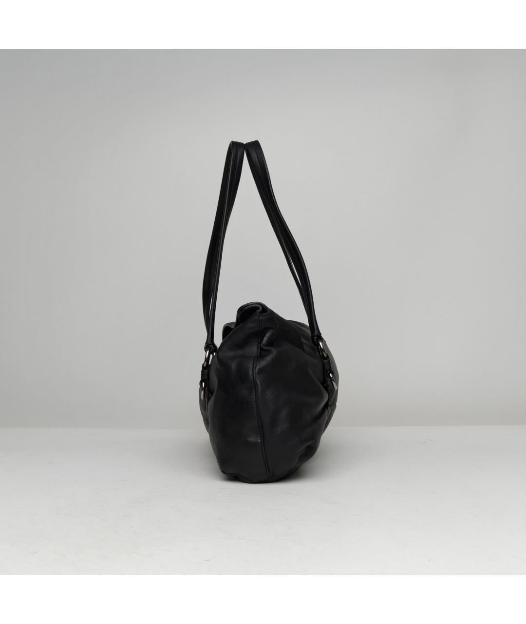 PRADA Черная кожаная сумка через плечо, фото 3
