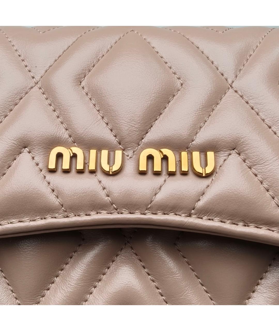 MIU MIU Кожаная сумка через плечо, фото 7