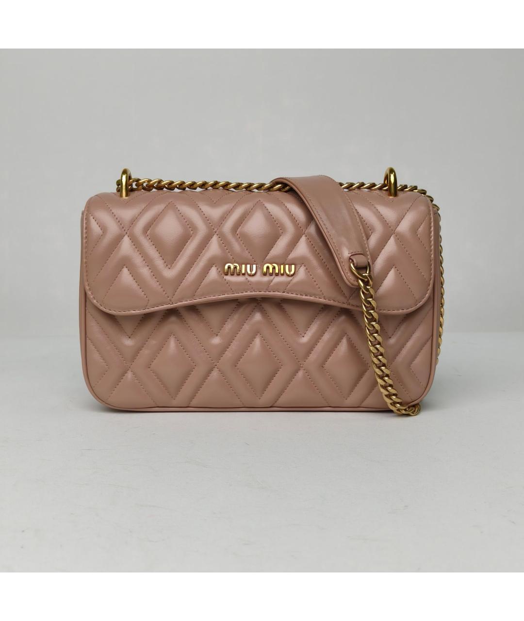 MIU MIU Кожаная сумка через плечо, фото 2