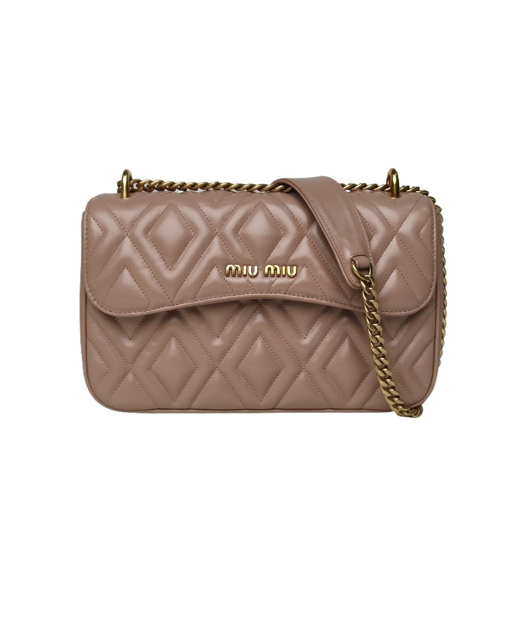 MIU MIU Кожаная сумка через плечо, фото 1