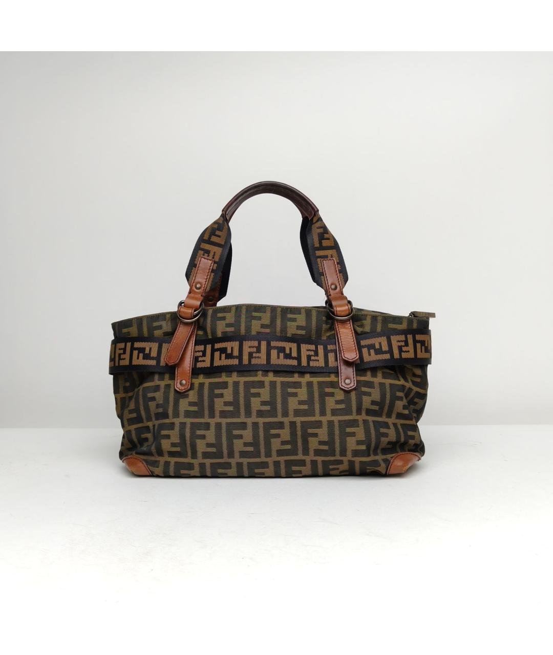 FENDI Тканевая сумка через плечо, фото 4