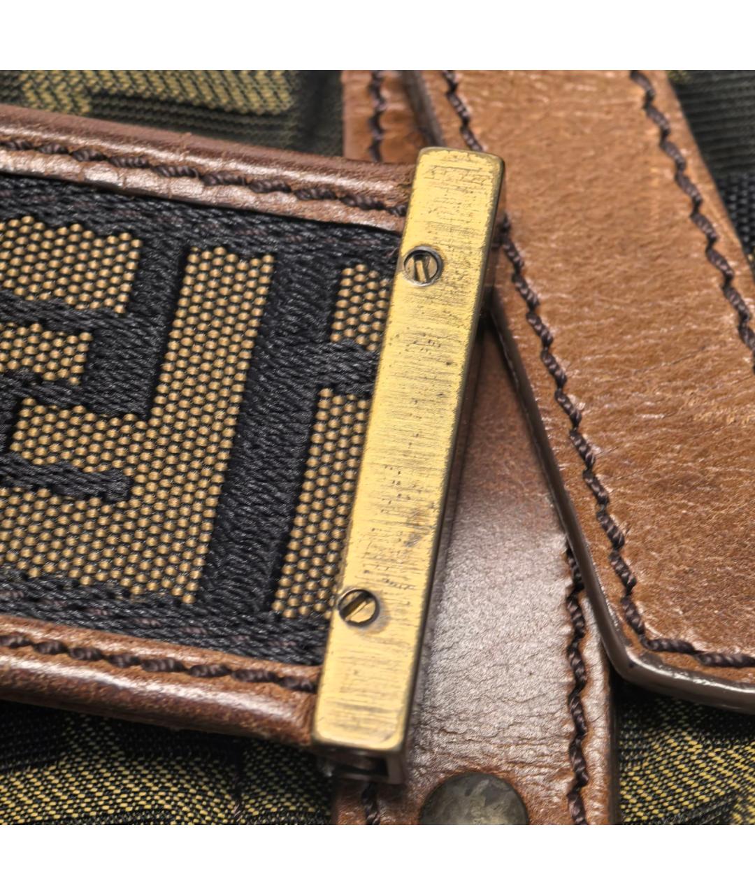 FENDI Тканевая сумка через плечо, фото 9