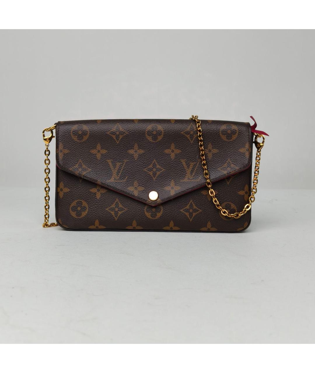 LOUIS VUITTON Коричневая сумка через плечо, фото 2