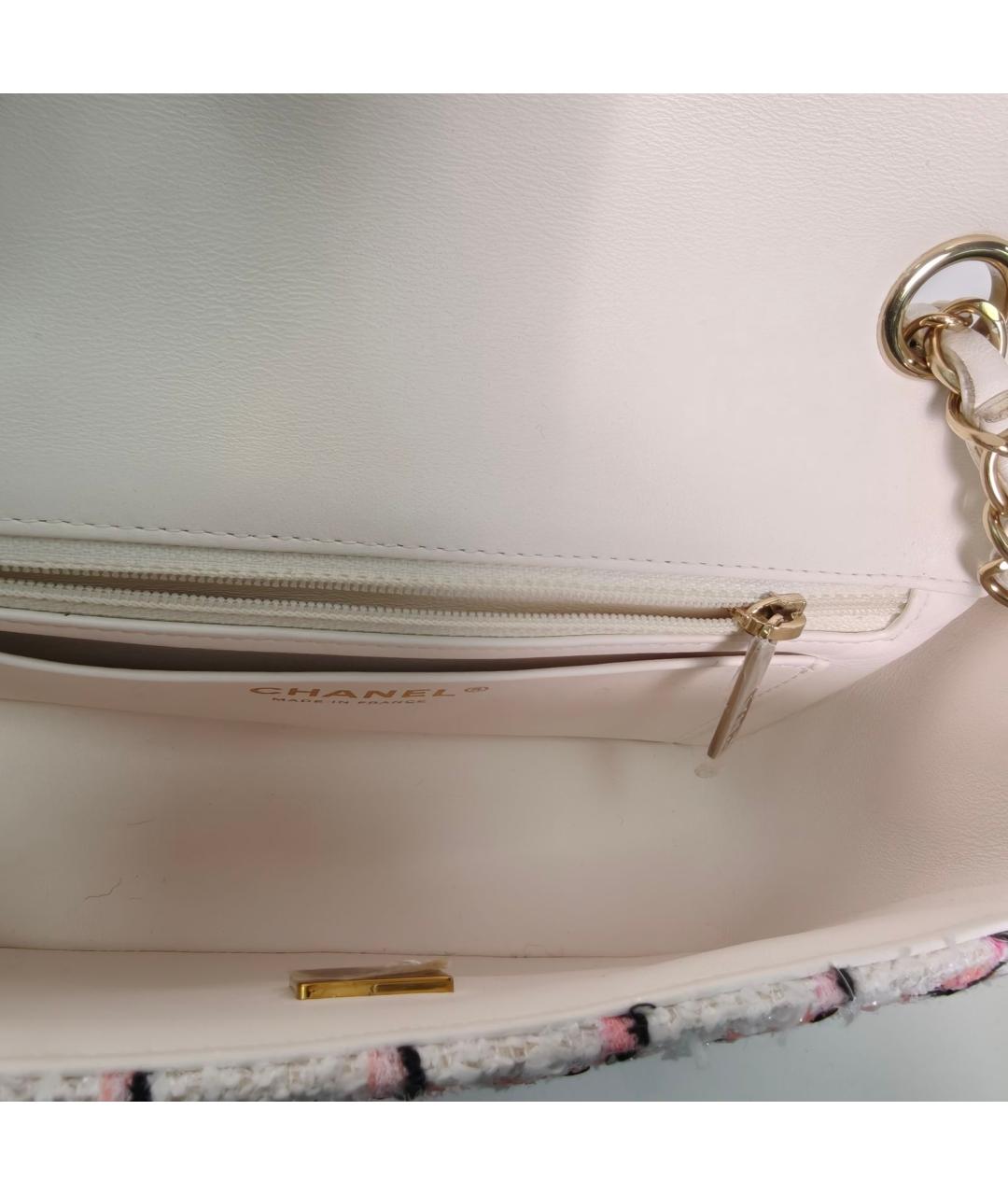 CHANEL Белая сумка через плечо, фото 7