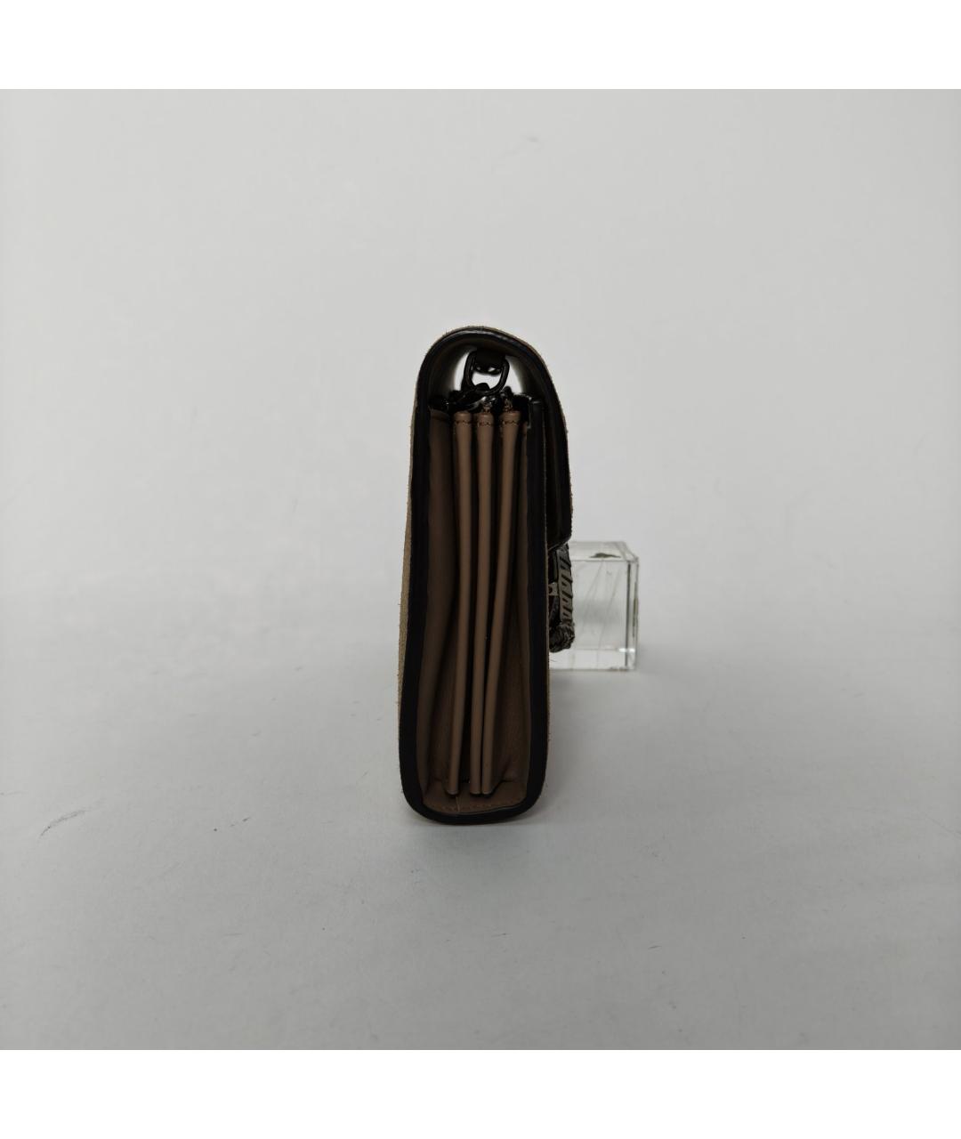 GUCCI Коричневая замшевая сумка через плечо, фото 3