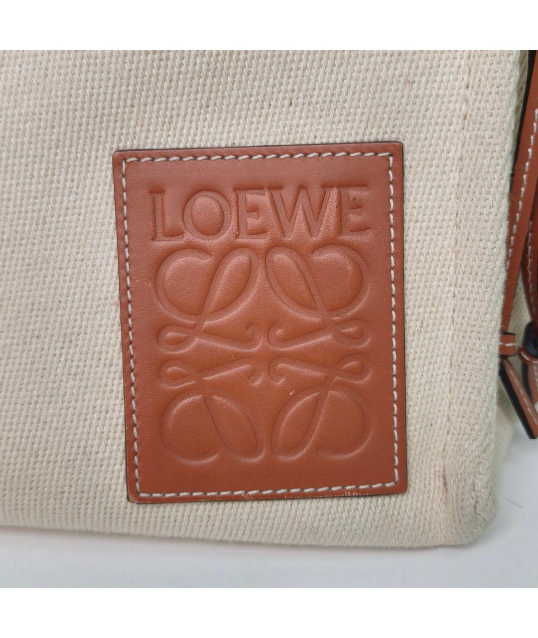 LOEWE Бежевая сумка через плечо, фото 8