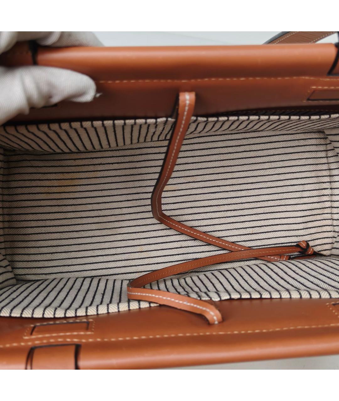 LOEWE Бежевая сумка через плечо, фото 7