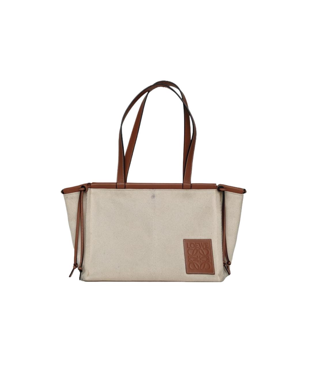 LOEWE Бежевая сумка через плечо, фото 1
