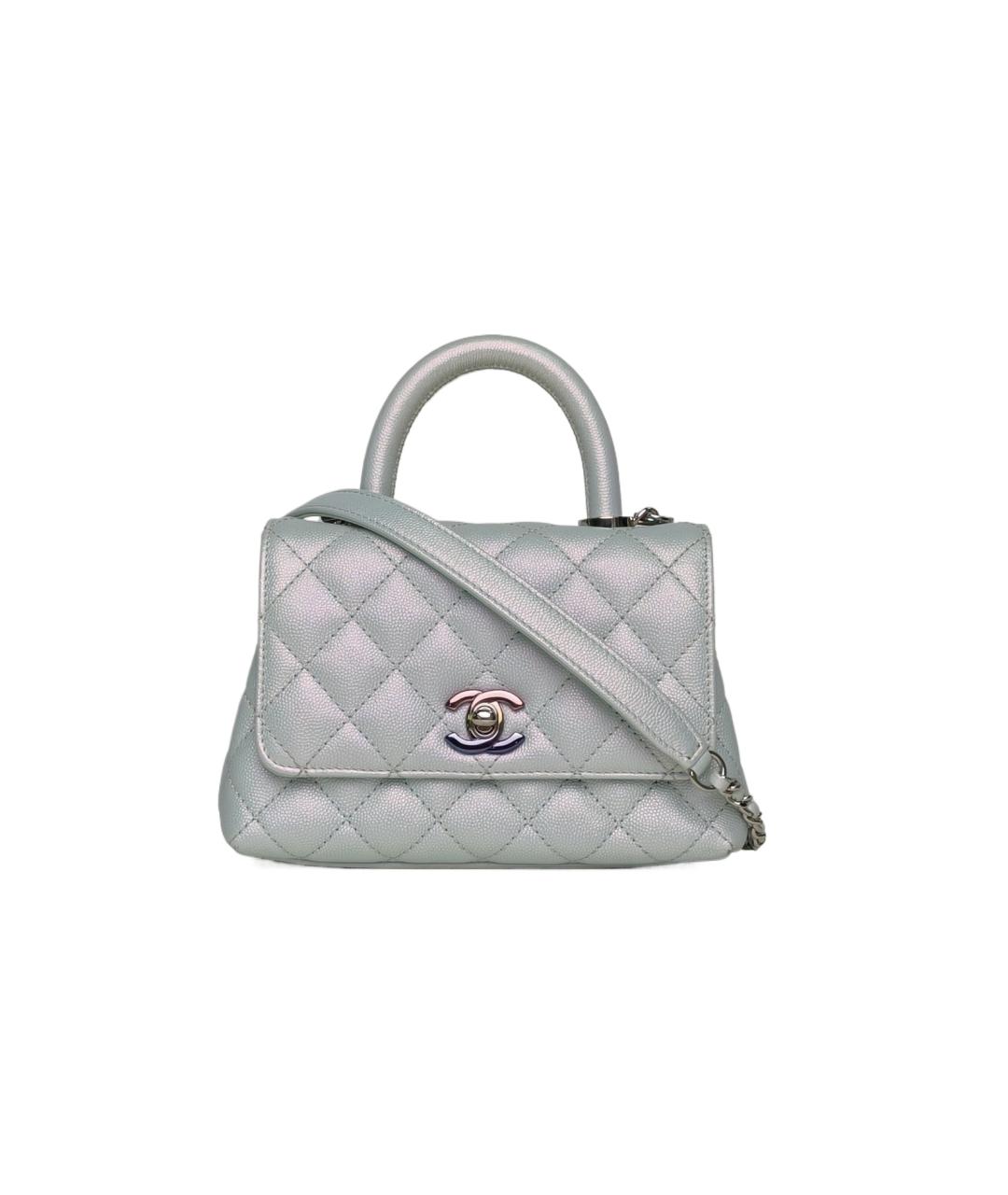 CHANEL Кожаная сумка с короткими ручками, фото 1