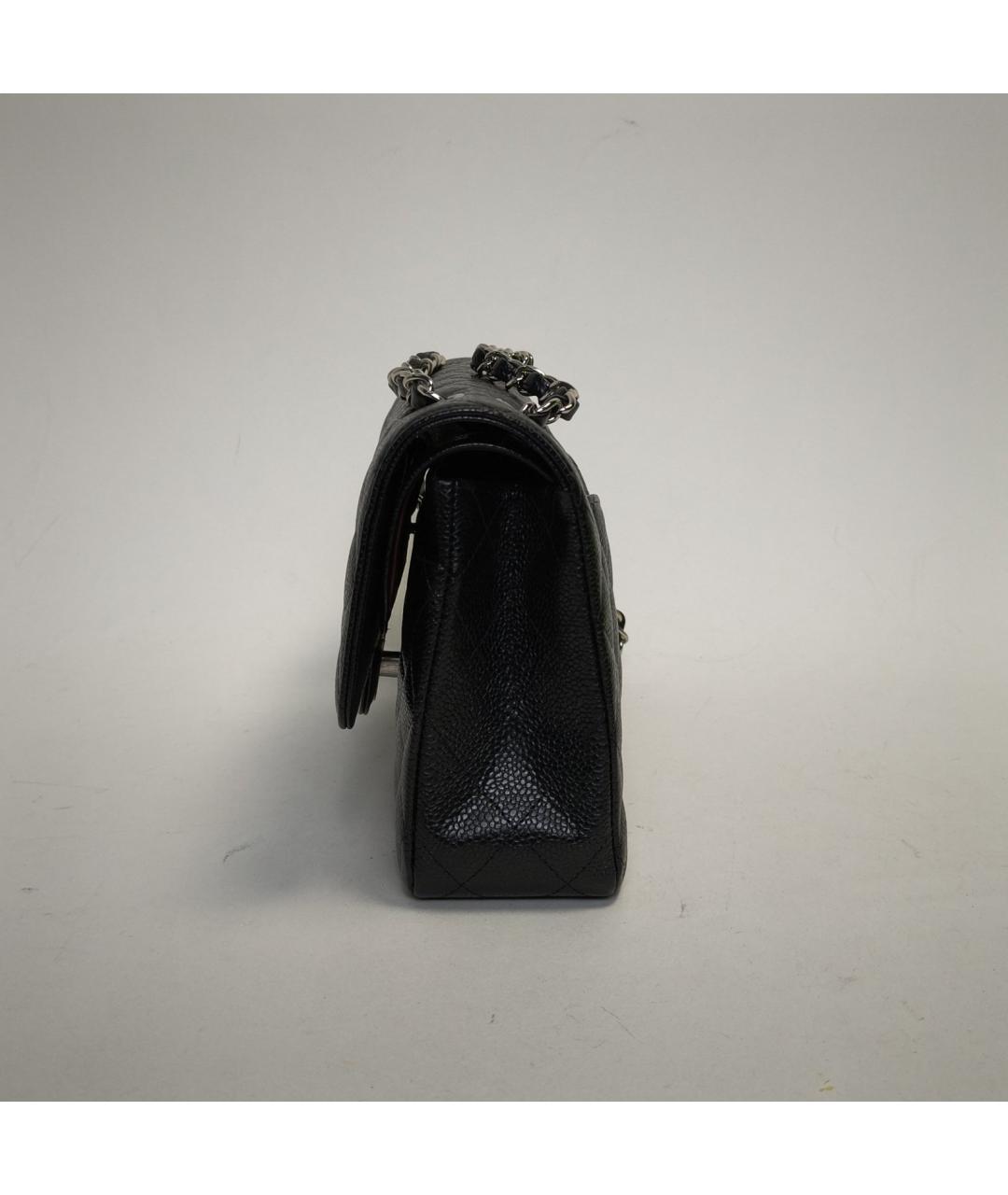 CHANEL Черная кожаная сумка через плечо, фото 3