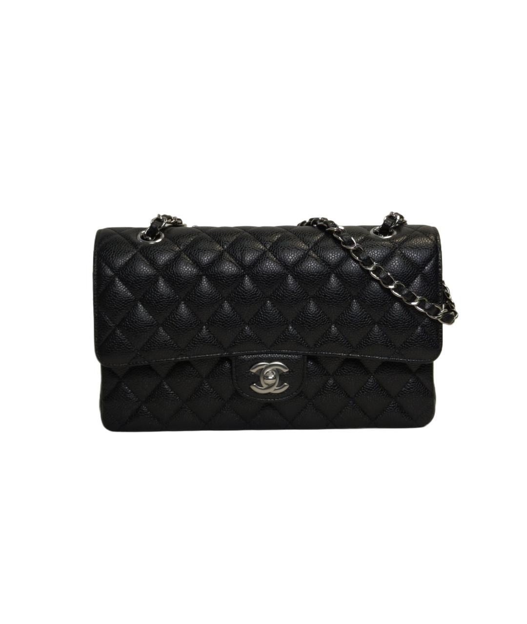 CHANEL Черная кожаная сумка через плечо, фото 1