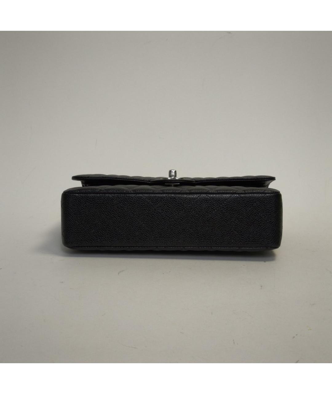 CHANEL Черная кожаная сумка через плечо, фото 6