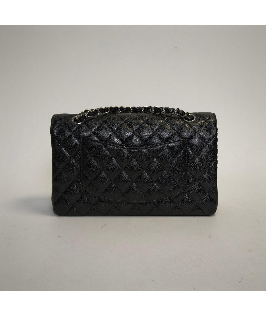 CHANEL Черная кожаная сумка через плечо, фото 4