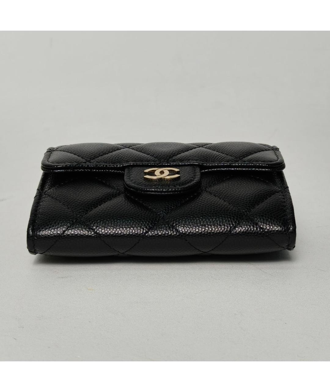CHANEL Черная кожаная сумка через плечо, фото 6