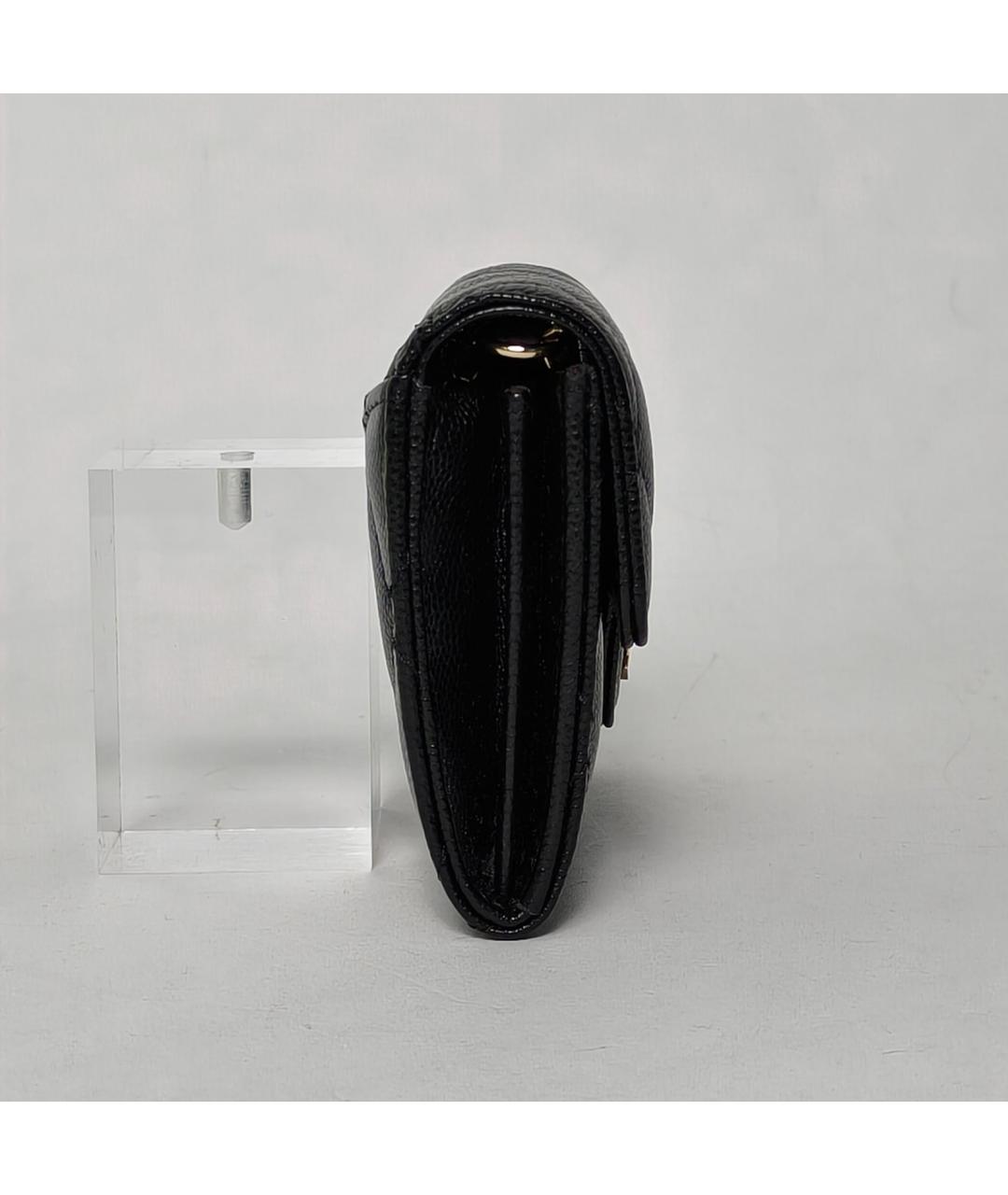 CHANEL Черная кожаная сумка через плечо, фото 3