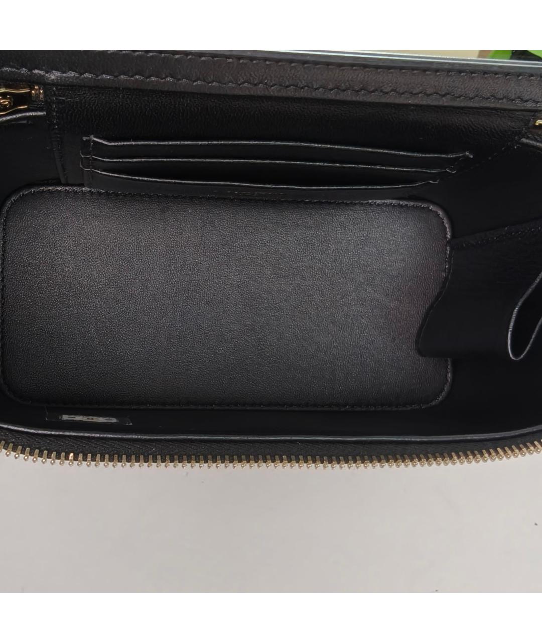 CHANEL Черная кожаная сумка через плечо, фото 8