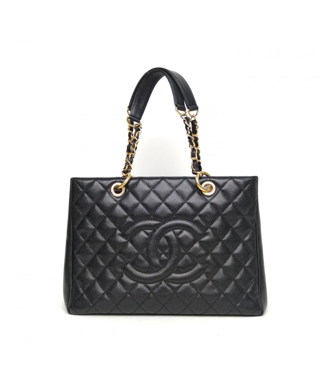 CHANEL Черная кожаная сумка через плечо, фото 2