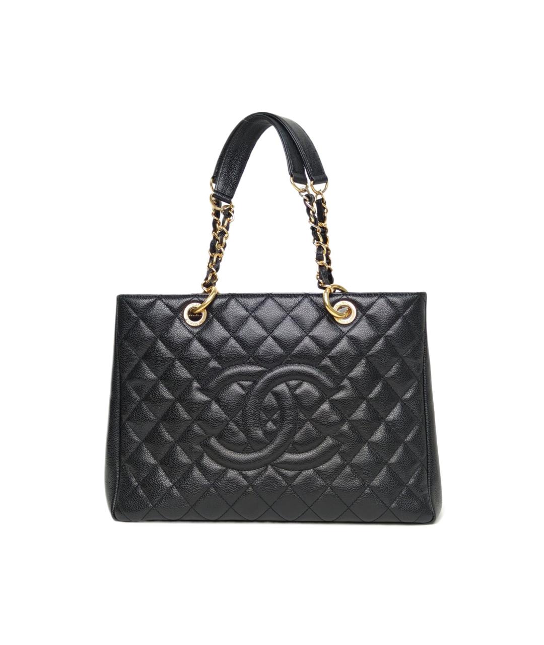 CHANEL Черная кожаная сумка через плечо, фото 1