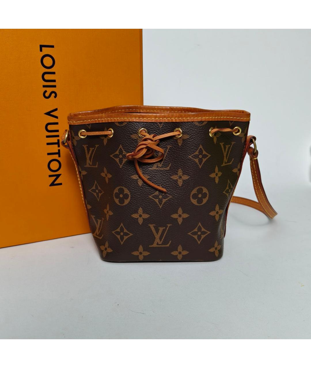 LOUIS VUITTON Коричневая сумка через плечо, фото 8