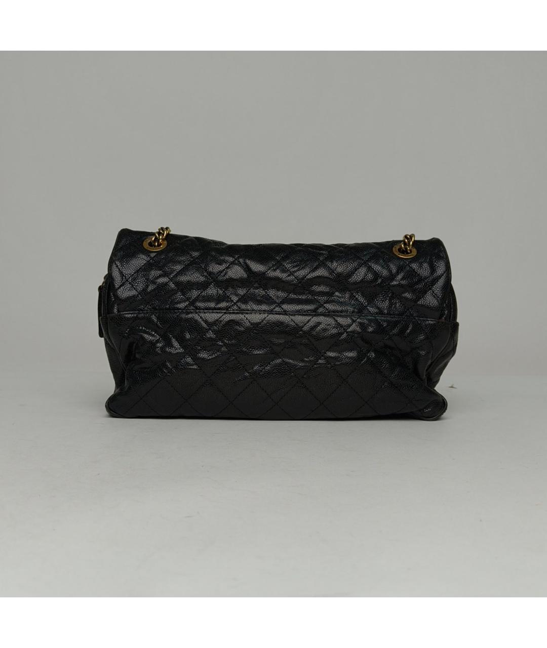 CHANEL Черная кожаная сумка через плечо, фото 4