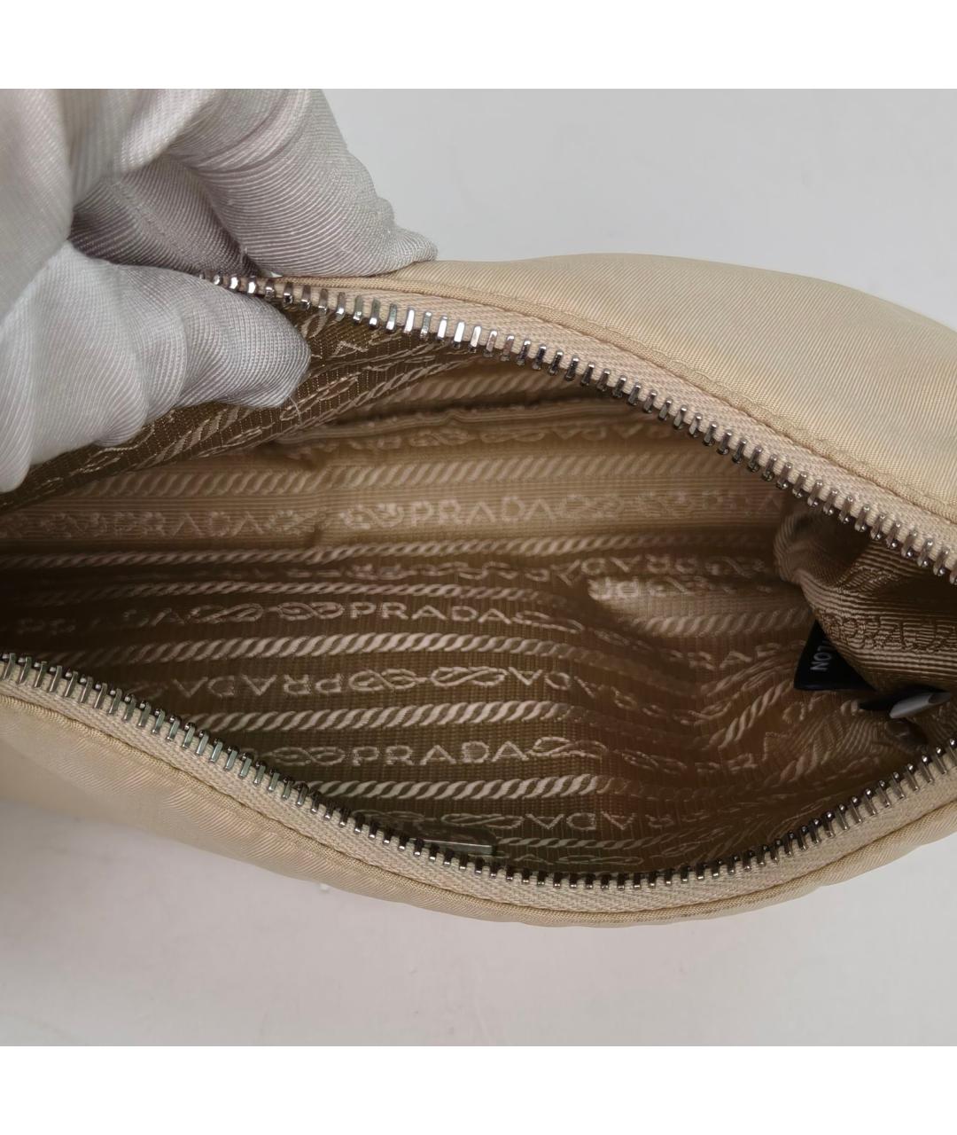 PRADA Бежевая сумка через плечо, фото 7