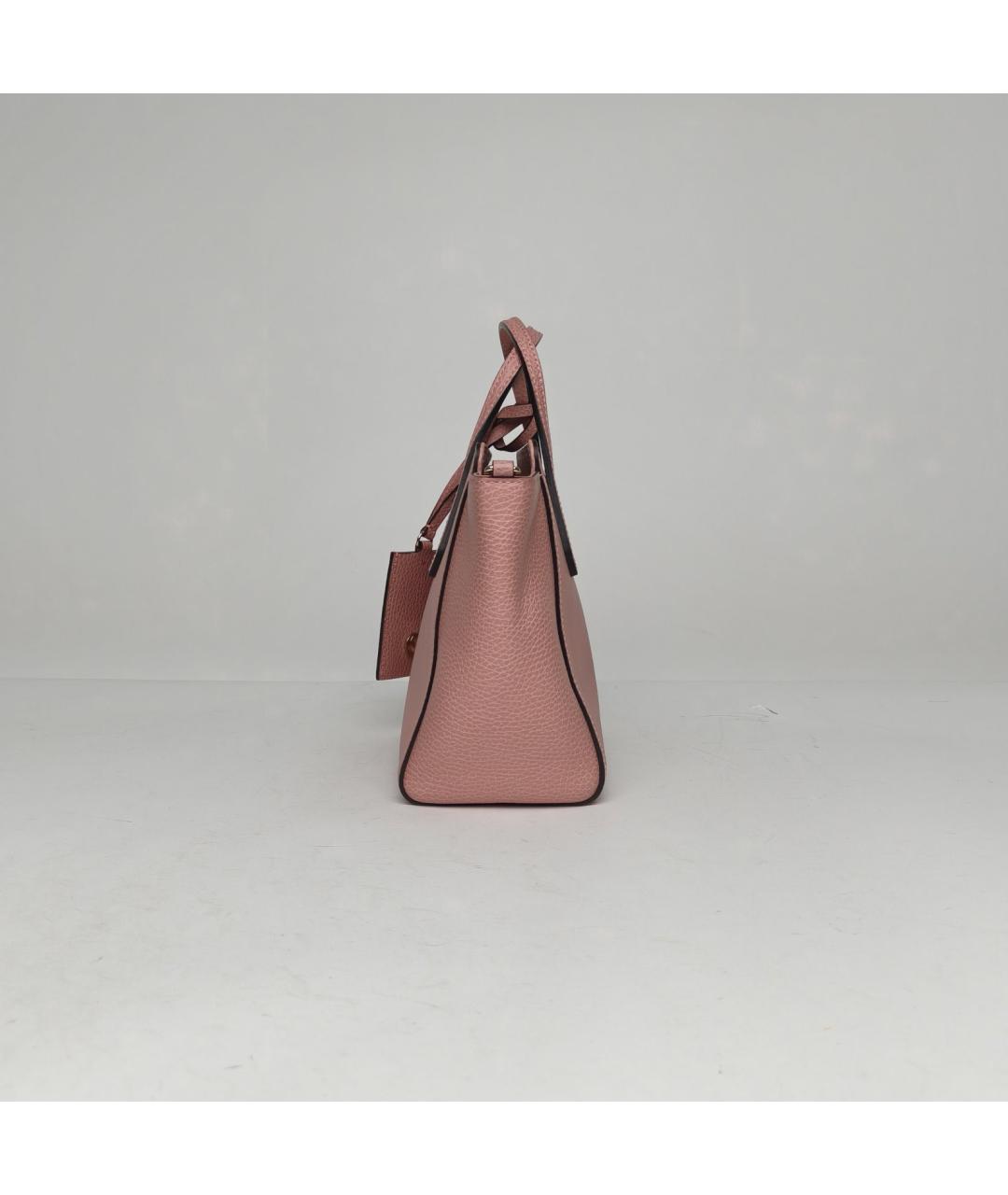 GUCCI Розовая кожаная сумка через плечо, фото 5