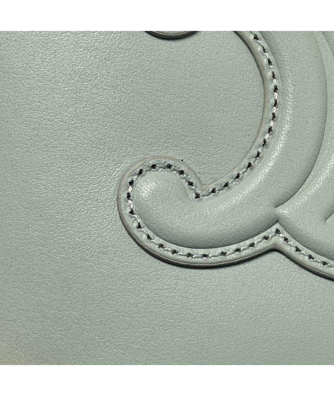 CELINE Кожаная сумка через плечо, фото 9