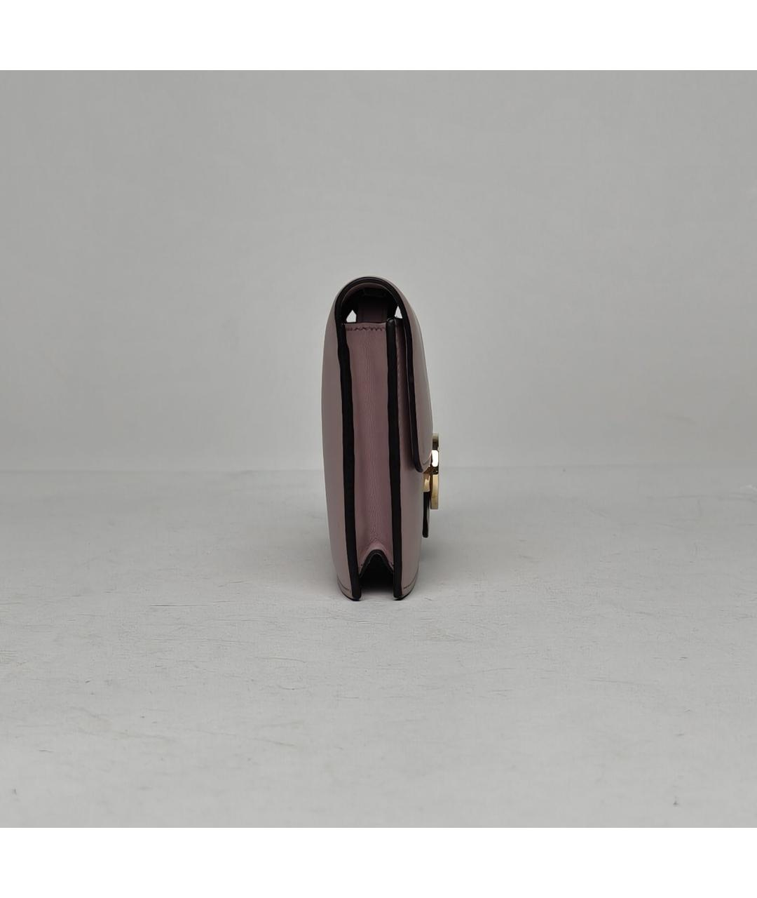 GUCCI Розовая кожаная сумка через плечо, фото 5