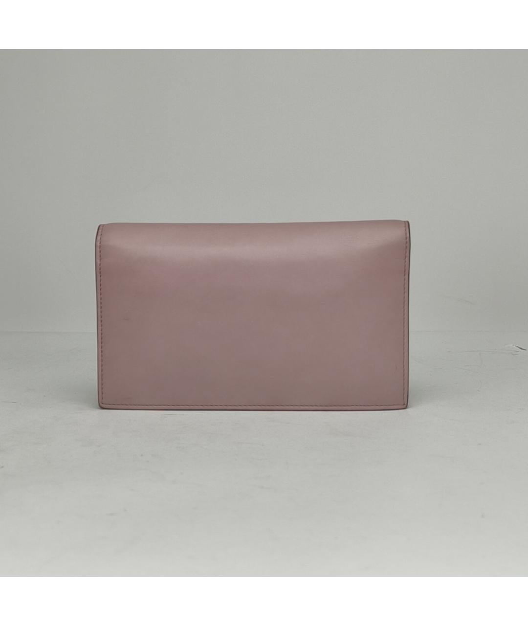 GUCCI Розовая кожаная сумка через плечо, фото 4