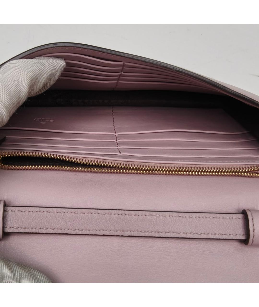 GUCCI Розовая кожаная сумка через плечо, фото 8