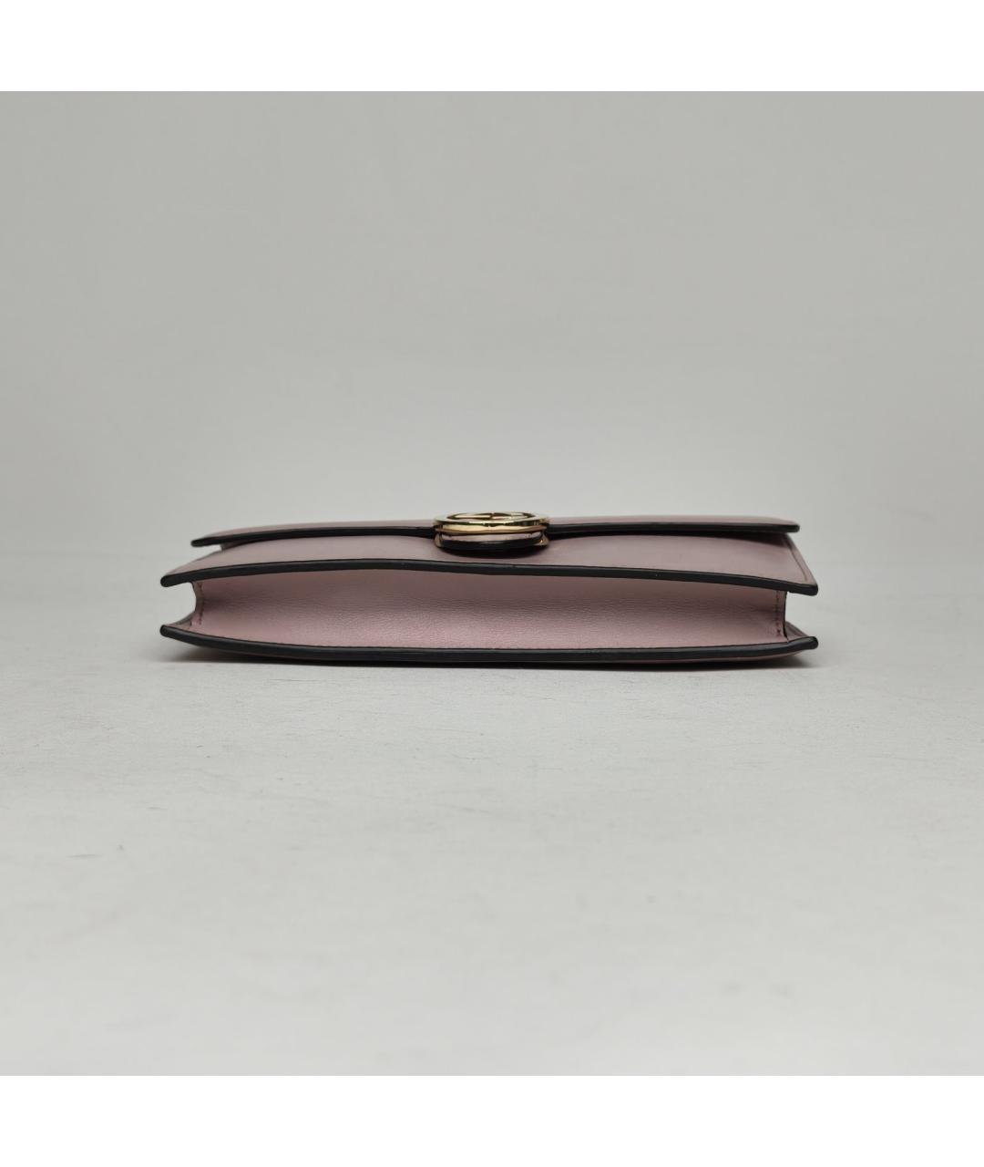 GUCCI Розовая кожаная сумка через плечо, фото 6