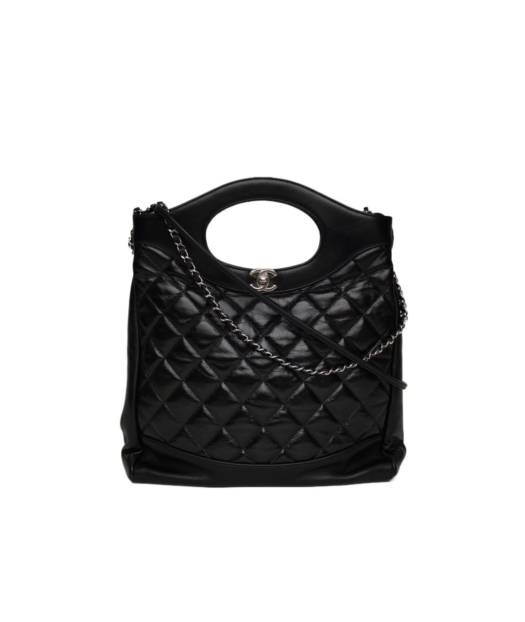 CHANEL Черная кожаная сумка через плечо, фото 1