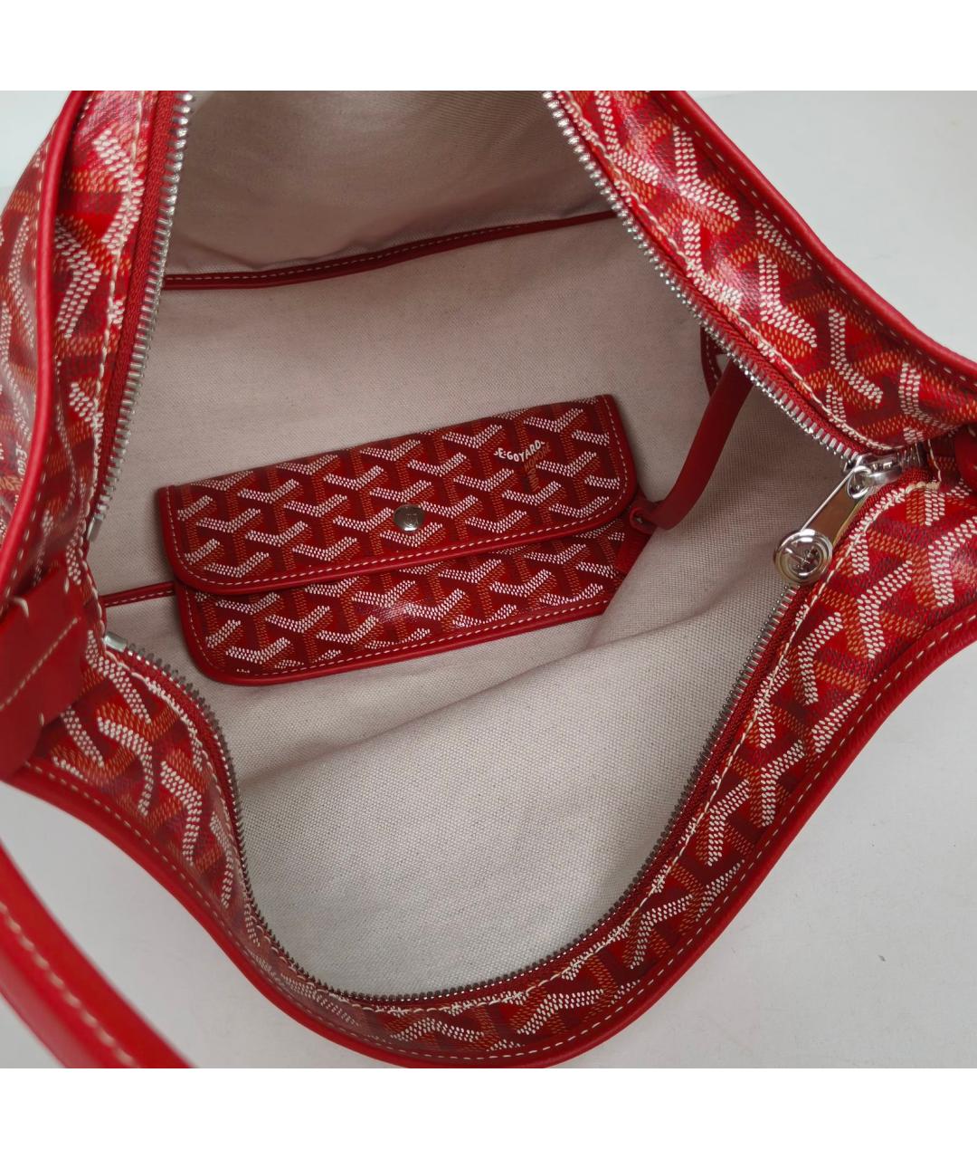 GOYARD Красная сумка через плечо, фото 8