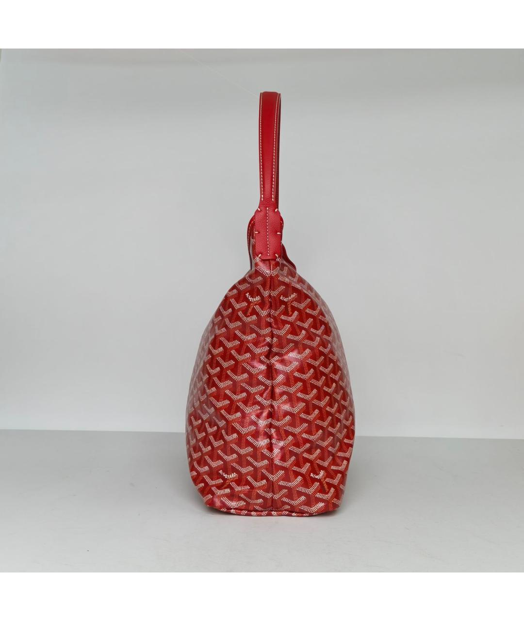 GOYARD Красная сумка через плечо, фото 3