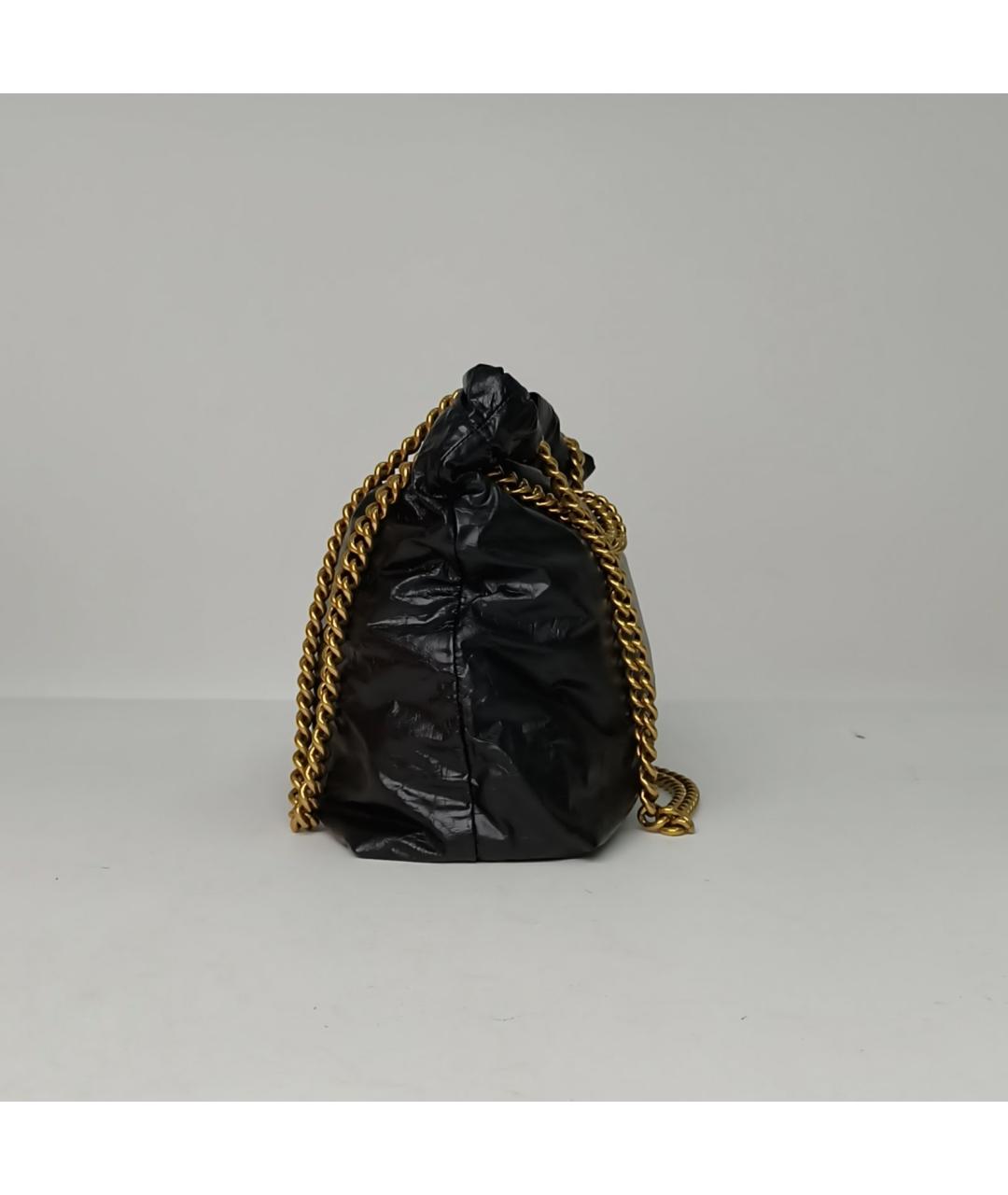 BALENCIAGA Черная кожаная сумка через плечо, фото 2