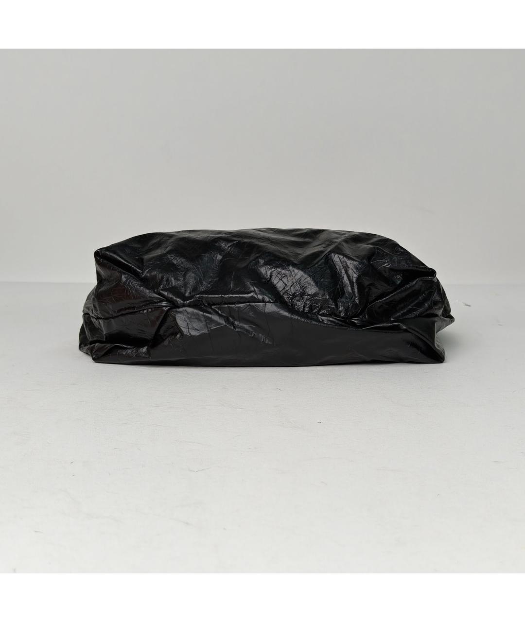 BALENCIAGA Черная кожаная сумка через плечо, фото 7