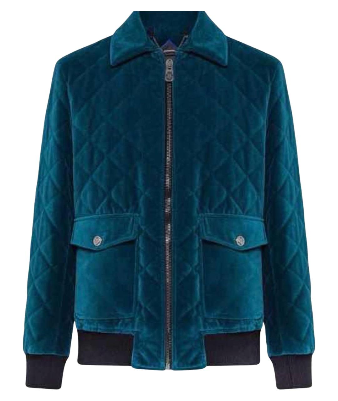 BILLIONAIRE Бирюзовая бархатная куртка, фото 1