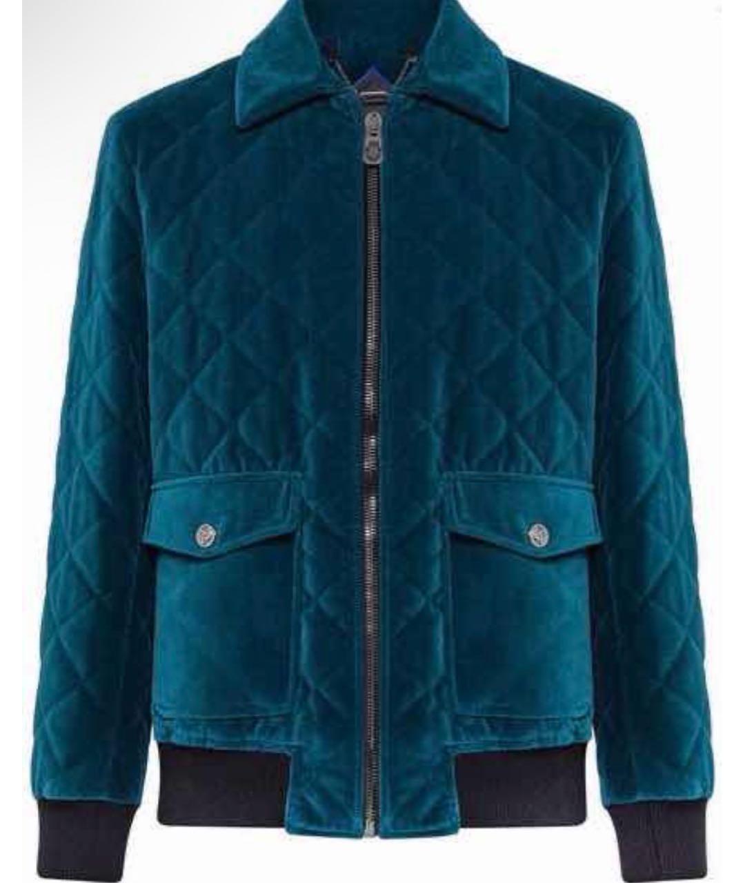 BILLIONAIRE Бирюзовая бархатная куртка, фото 9