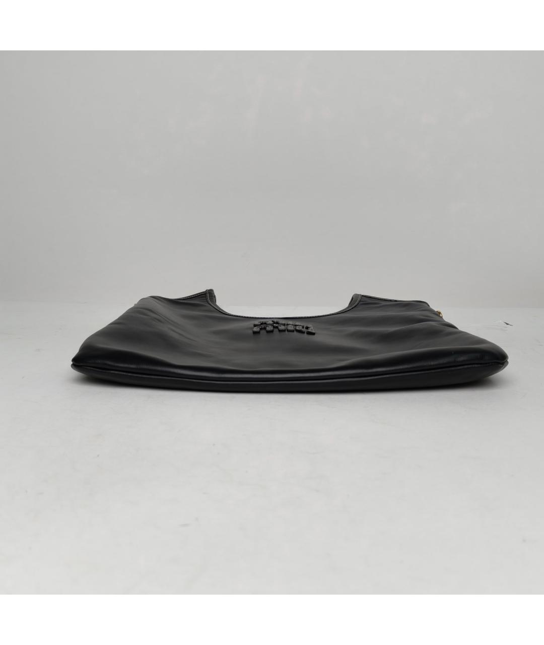 MIU MIU Черная кожаная сумка через плечо, фото 6