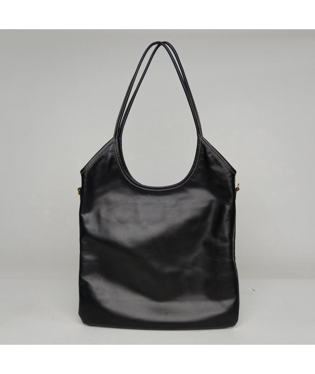 MIU MIU Черная кожаная сумка через плечо, фото 4