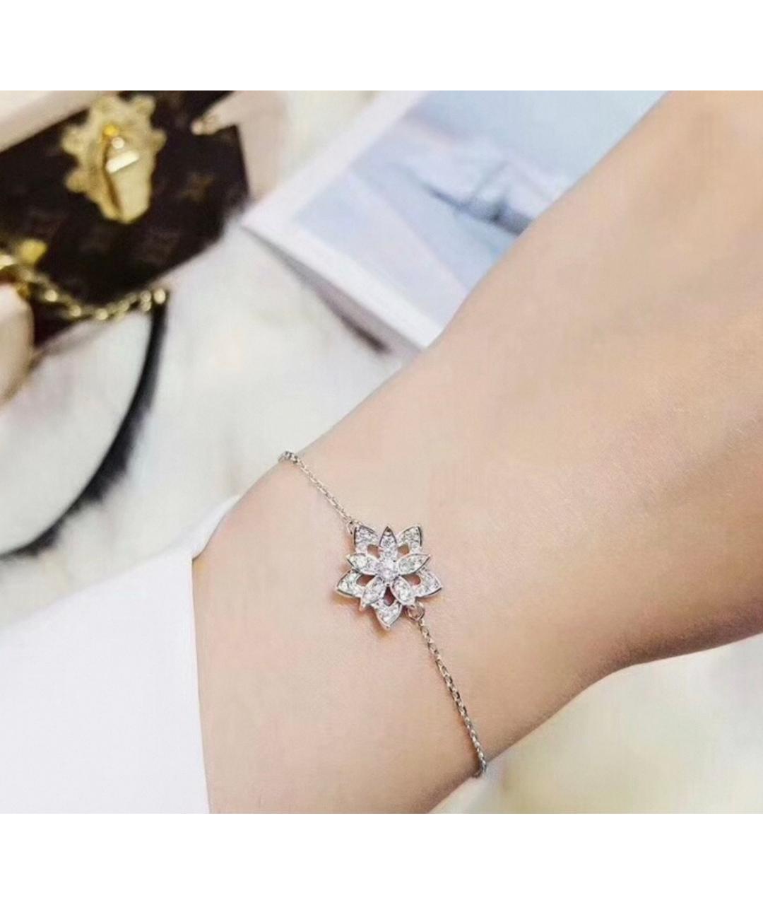 VAN CLEEF & ARPELS Серебрянный браслет из белого золота, фото 4