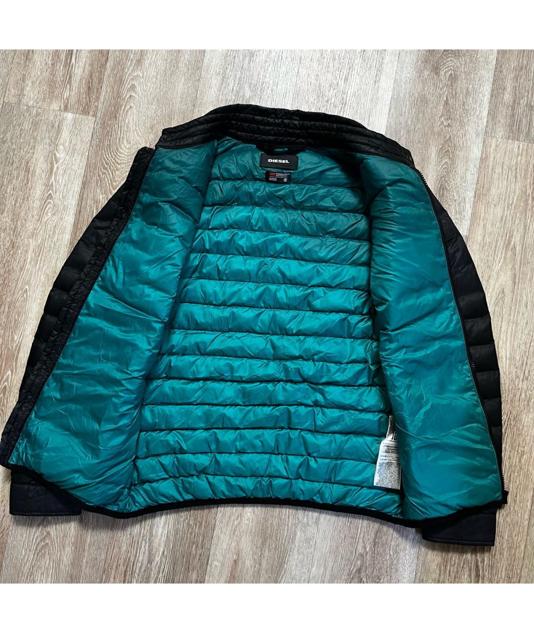 DIESEL Черная полиэстеровая куртка, фото 5