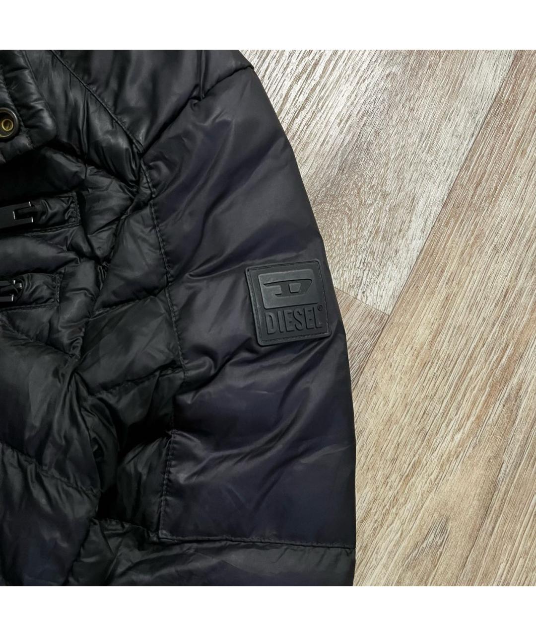 DIESEL Черная полиэстеровая куртка, фото 4