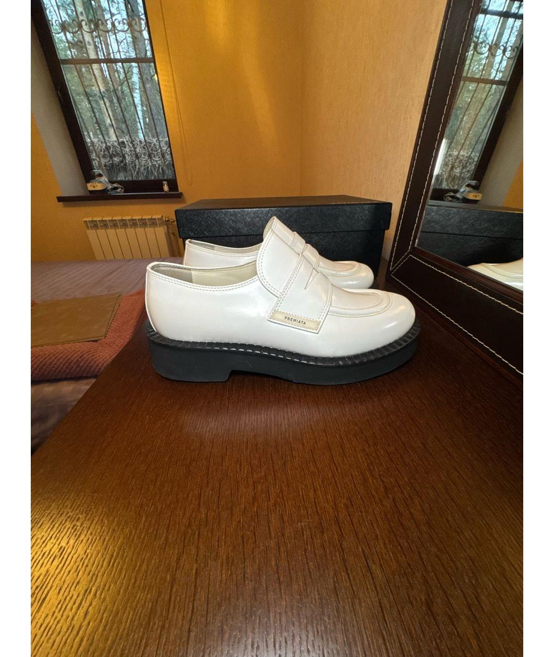 PREMIATA Белые кожаные лоферы, фото 6