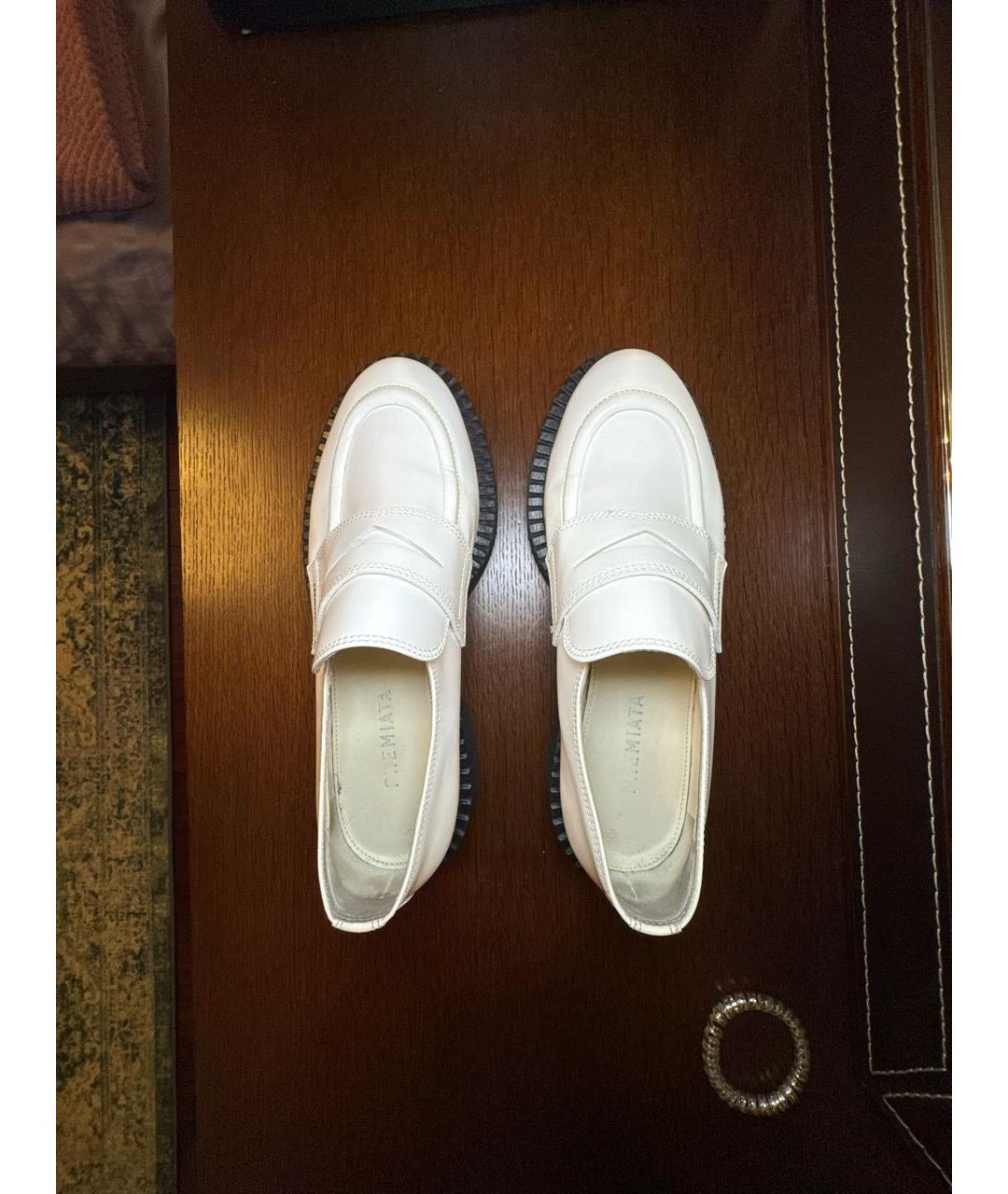 PREMIATA Белые кожаные лоферы, фото 3