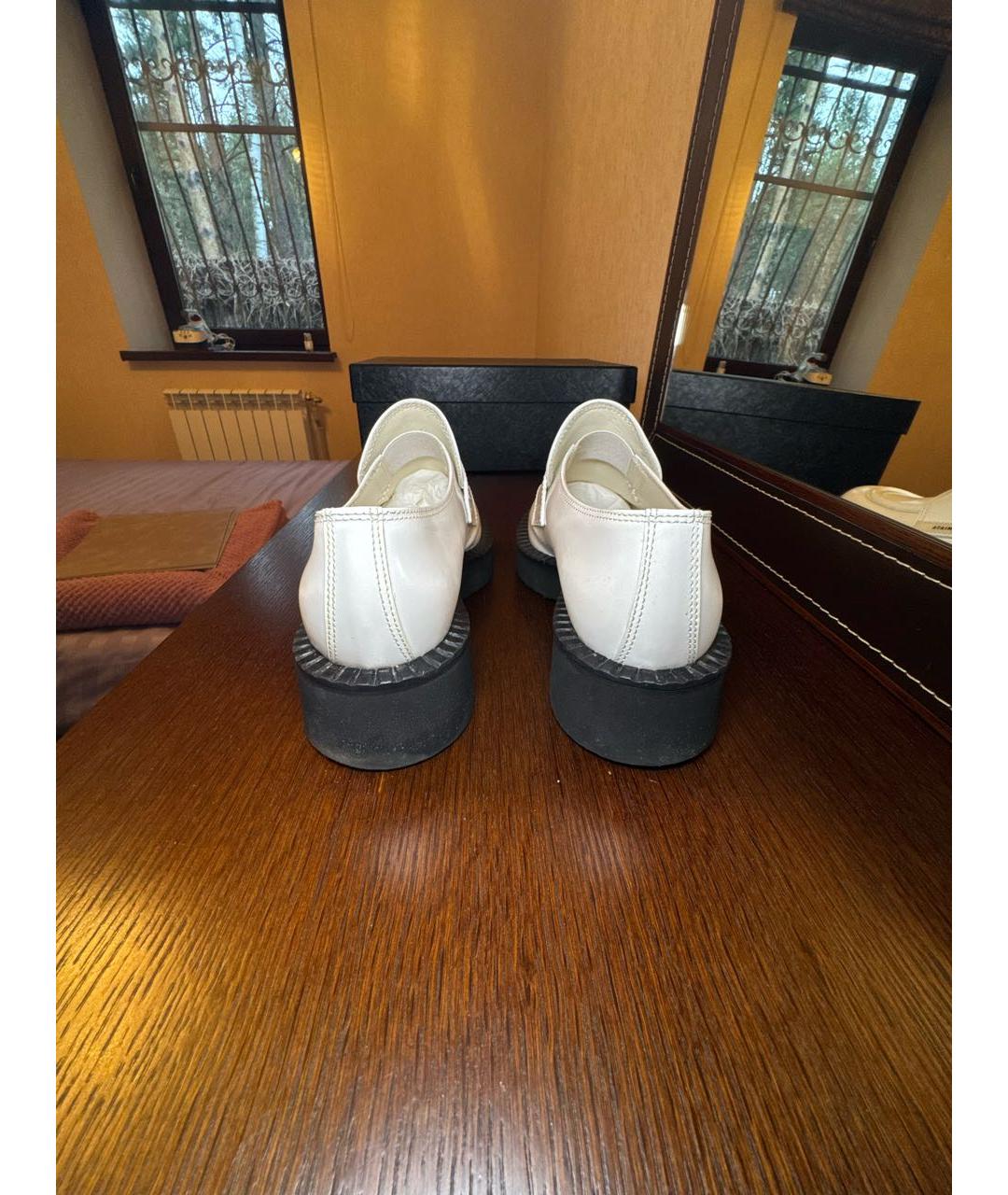 PREMIATA Белые кожаные лоферы, фото 4