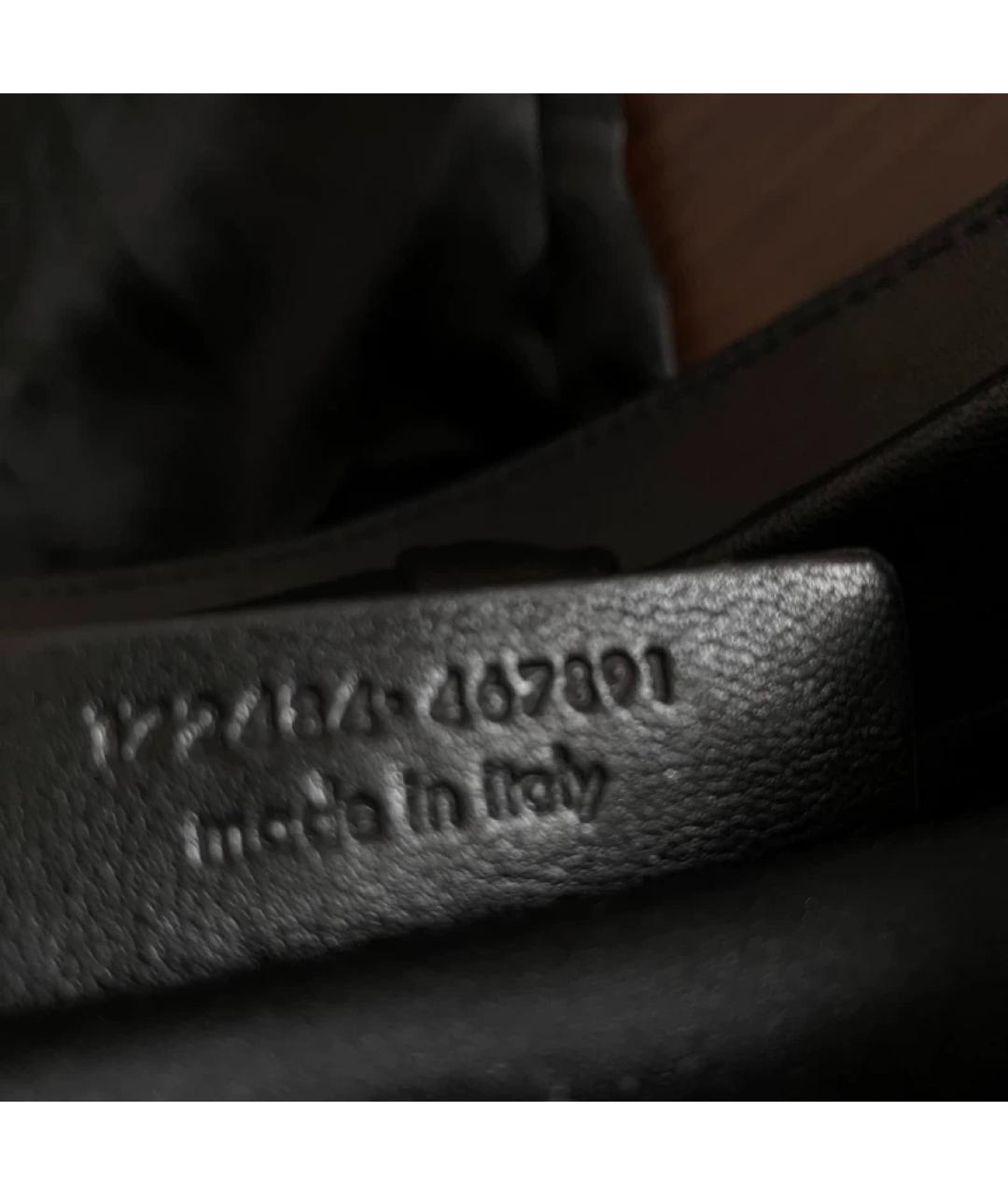 SAINT LAURENT Черная сумка с короткими ручками, фото 8