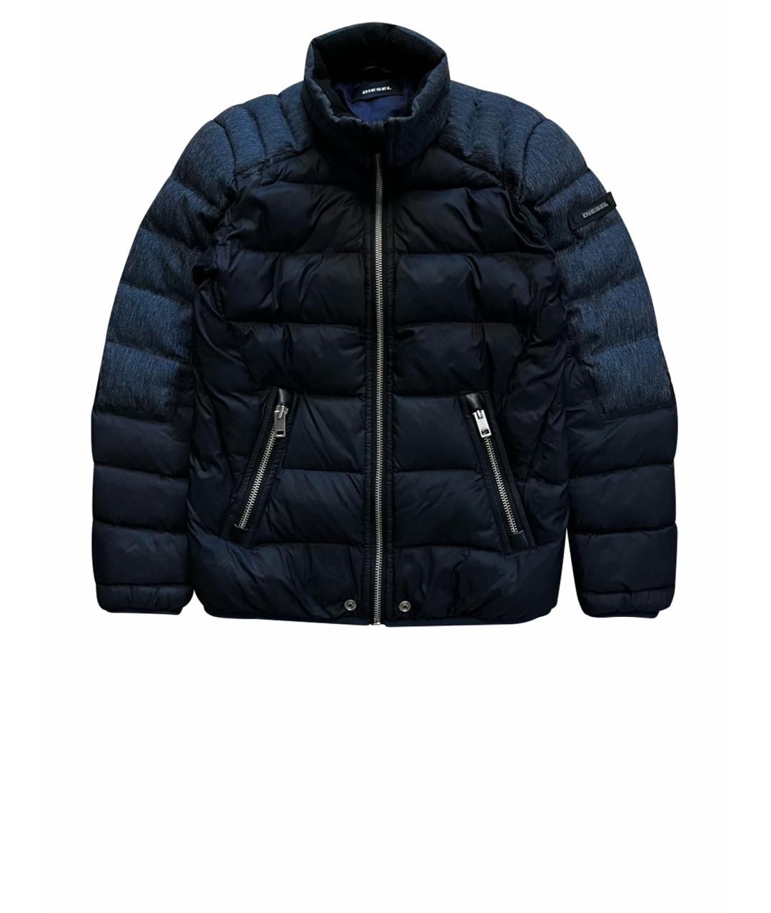 DIESEL Темно-синяя полиэстеровая куртка, фото 1